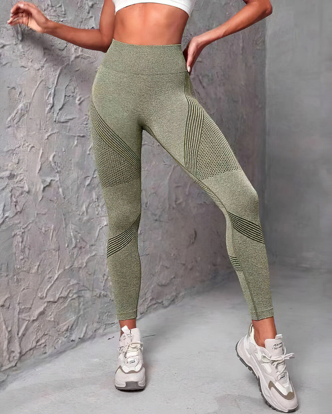 Paula Seamless Leggings - Green