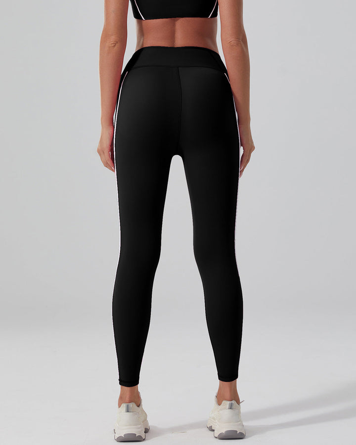 Pearl Seamless Leggings - Black