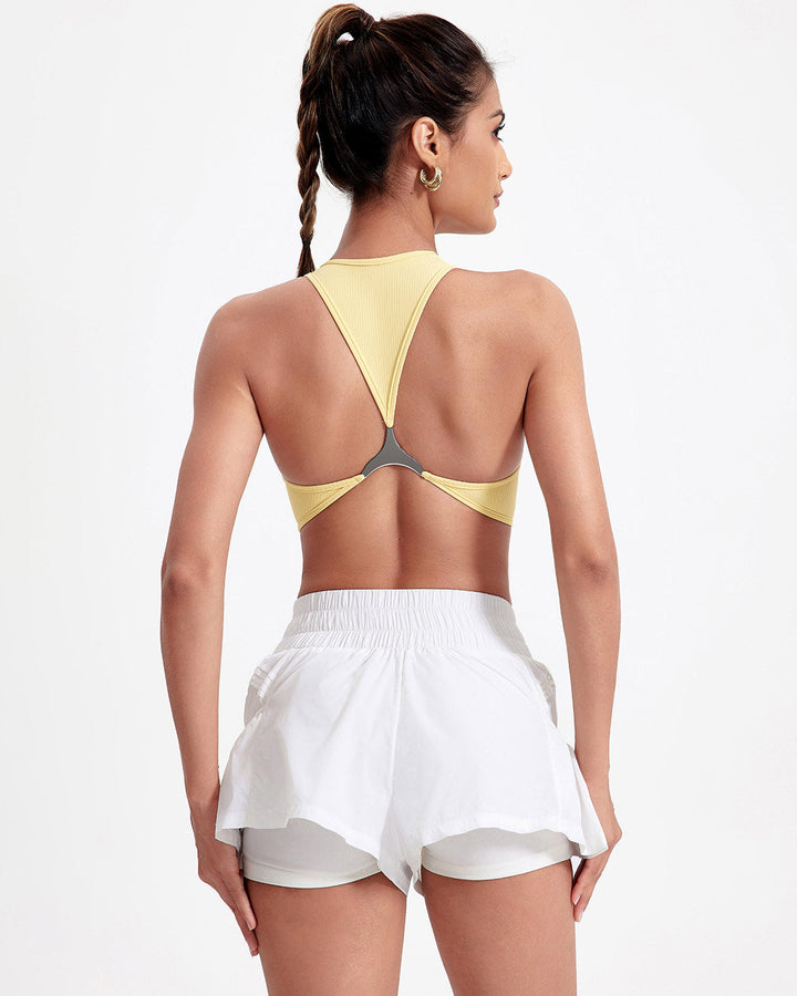 Petra Sports Bra - Yellow