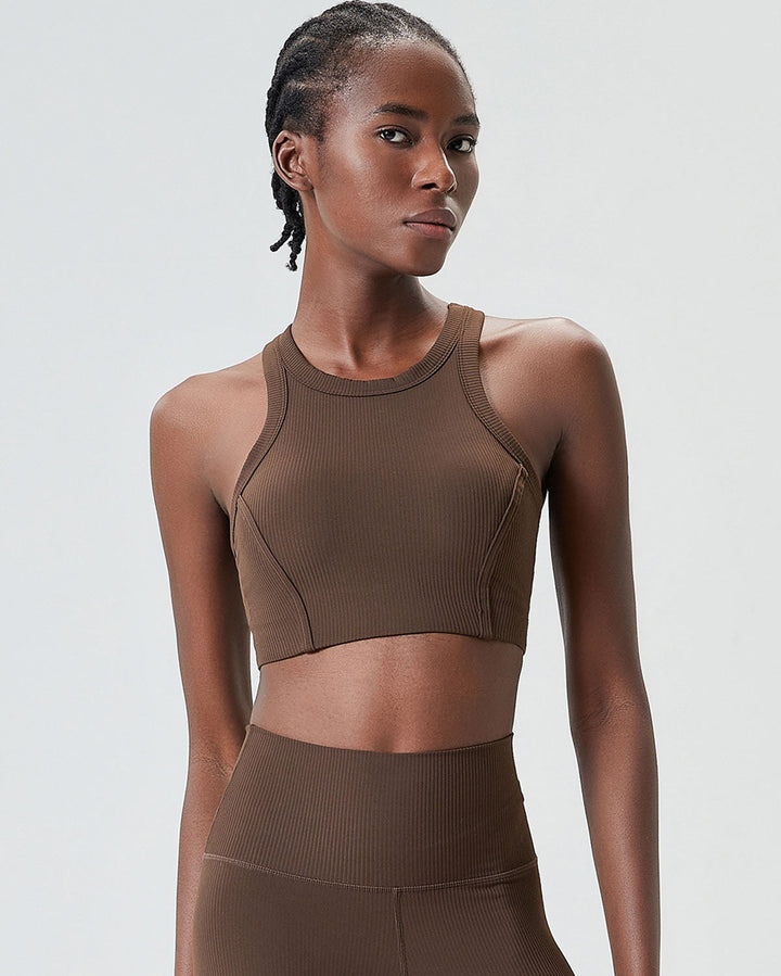 Philomena Sports Bra - Brown