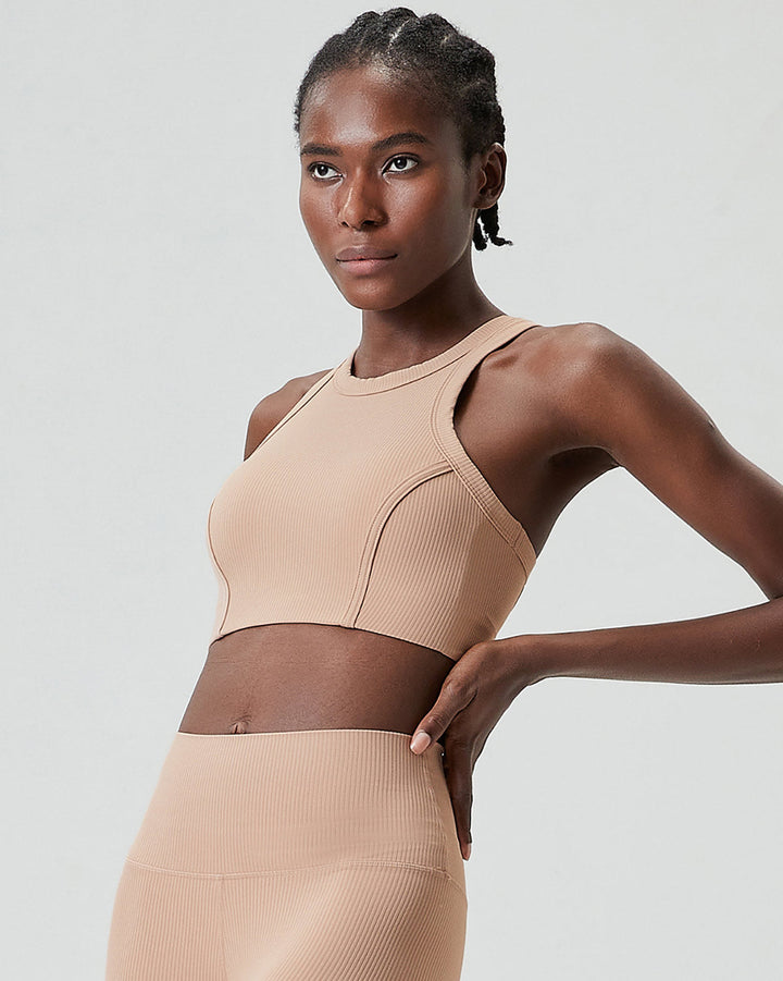 Philomena Sports Bra - Peach