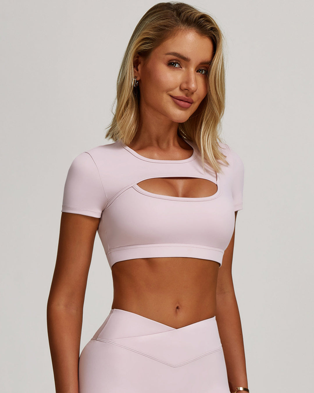 Quinlan Crop Top - Pink