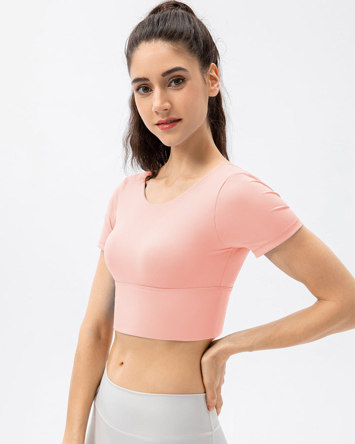 Raelyn Crop Top - Pink