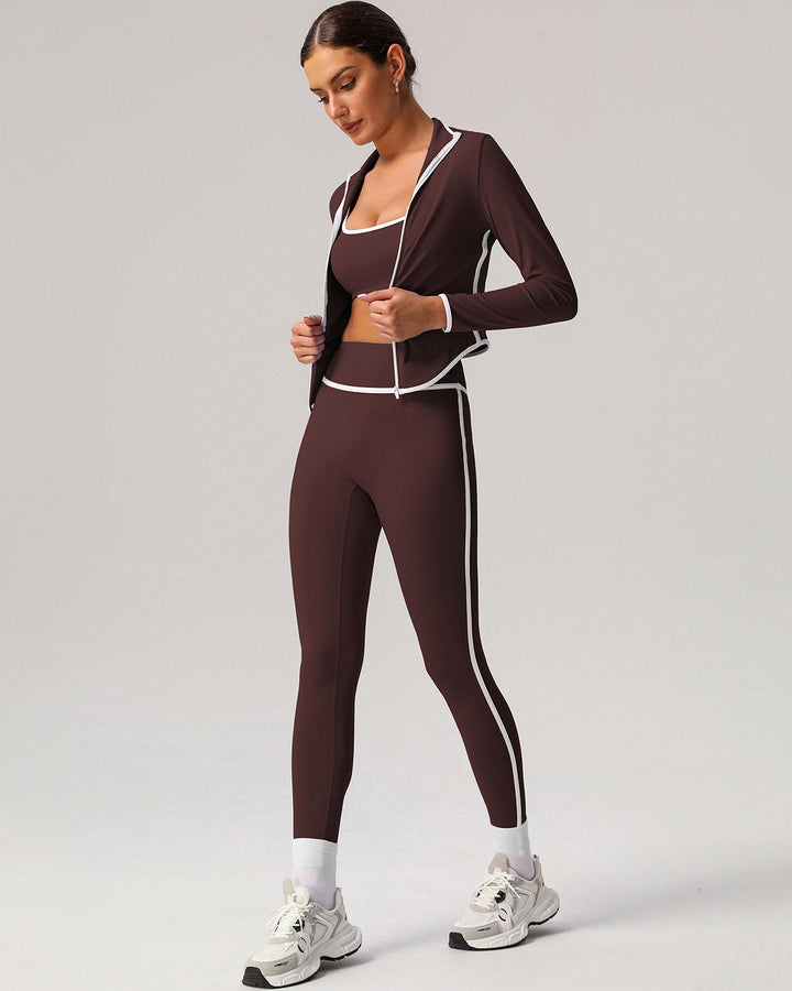 Raina Seamless Leggings - Brown