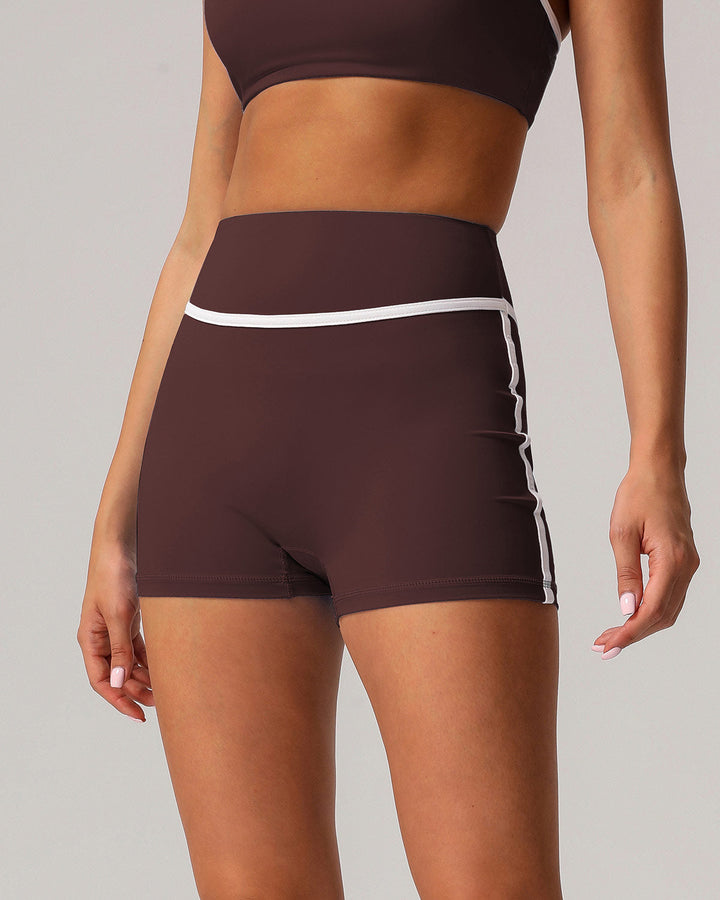 Raina Seamless Shorts - Brown