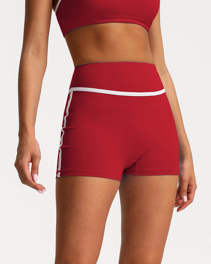 Raina Seamless Shorts - Red