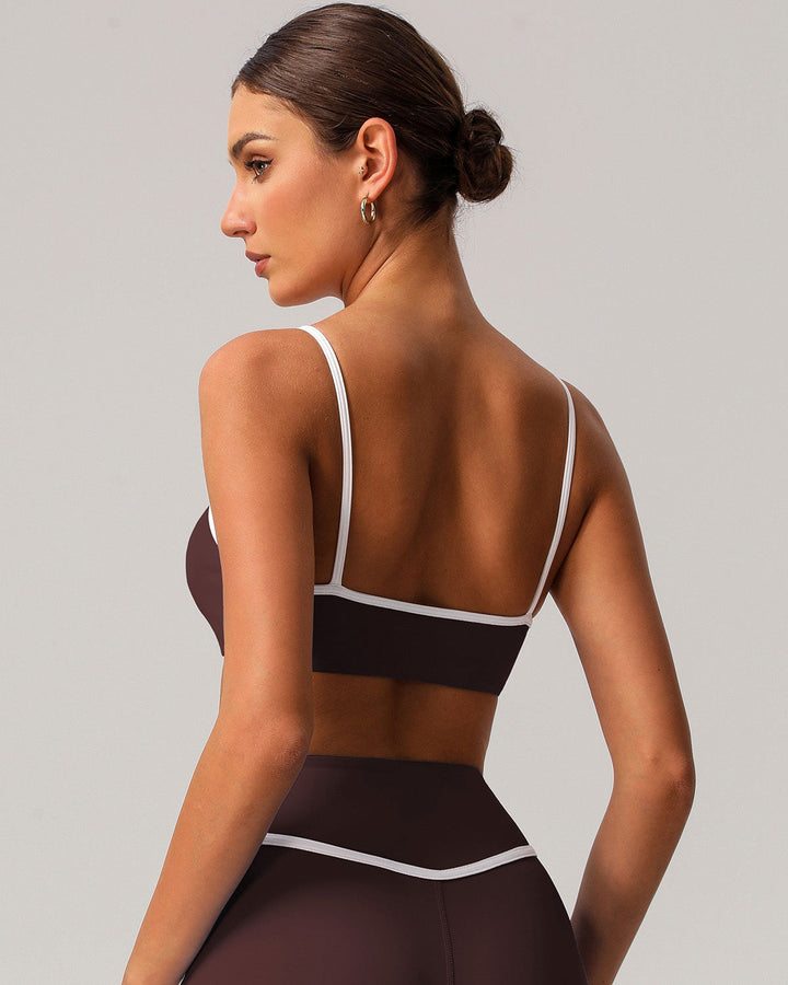 Raina Sports Bra - Brown