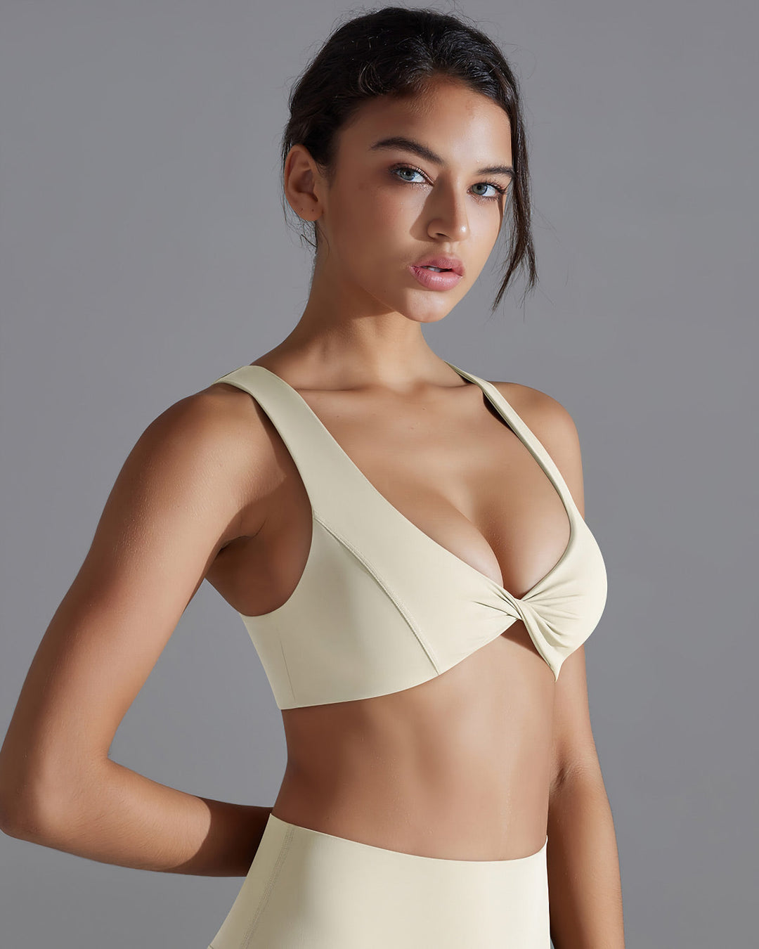 Rosalie Sports Bra - Beige