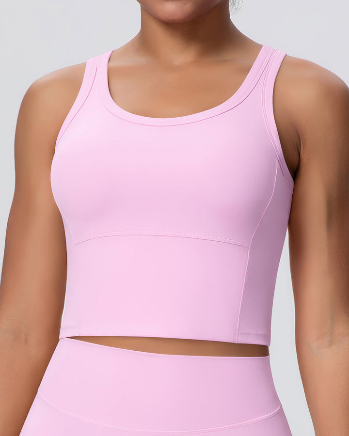 Rowan Crop Top - Pink
