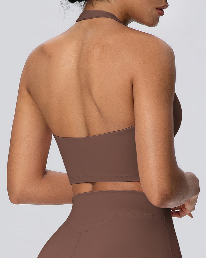 Rowan Fitness Top - Brown