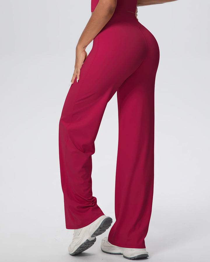 Rowan Flare Leggings - Red
