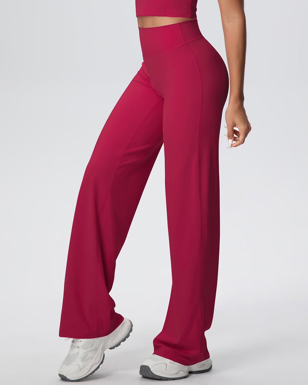 Rowan Flare Leggings - Red