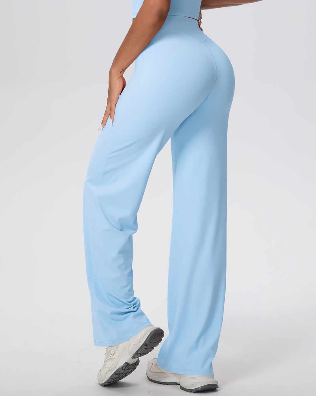 Rowan Flare Leggings - Sky Blue
