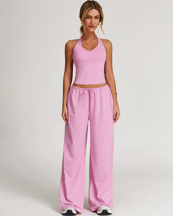 Rowena Crop Top - Pink