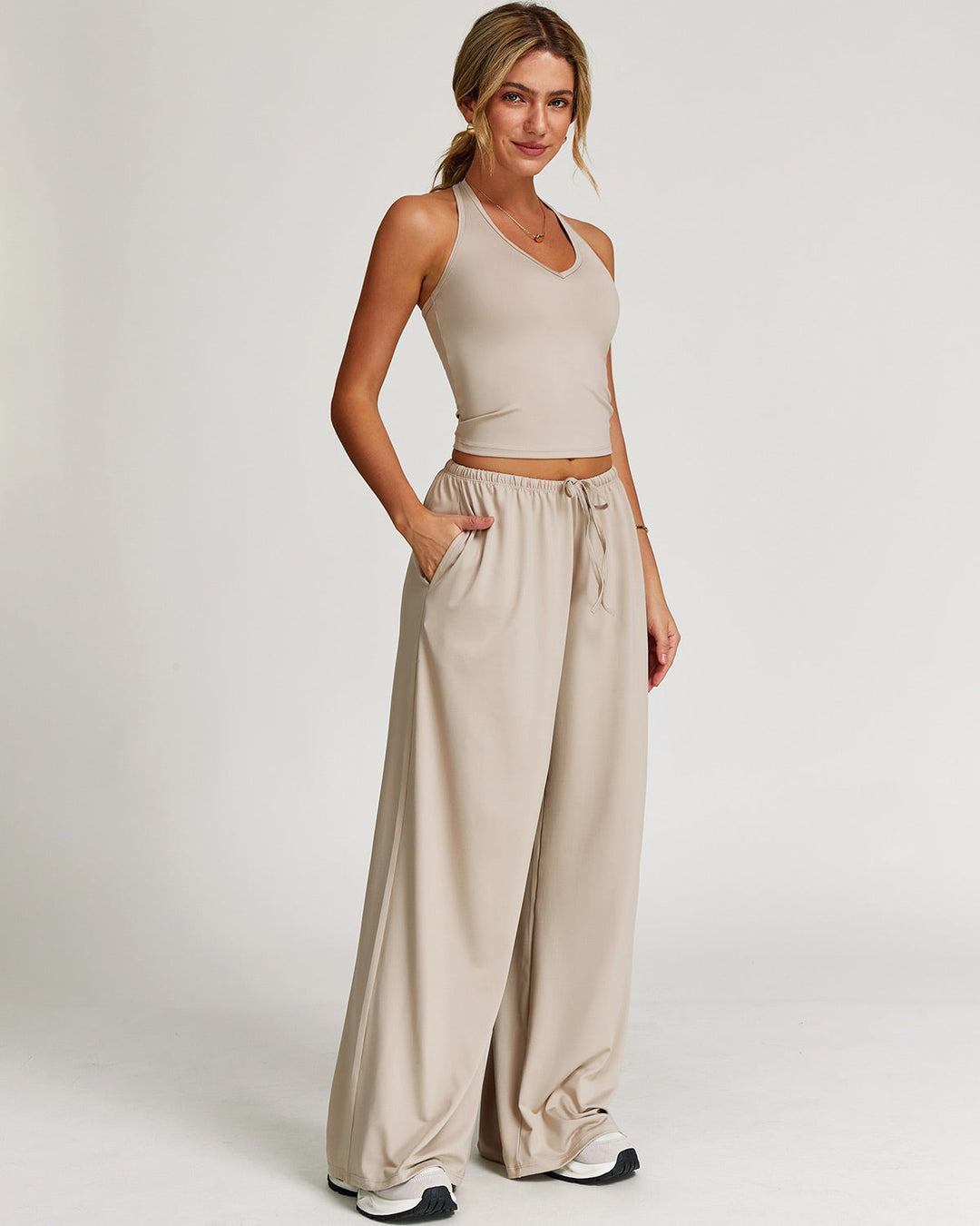Rowena Sweatpants - Beige