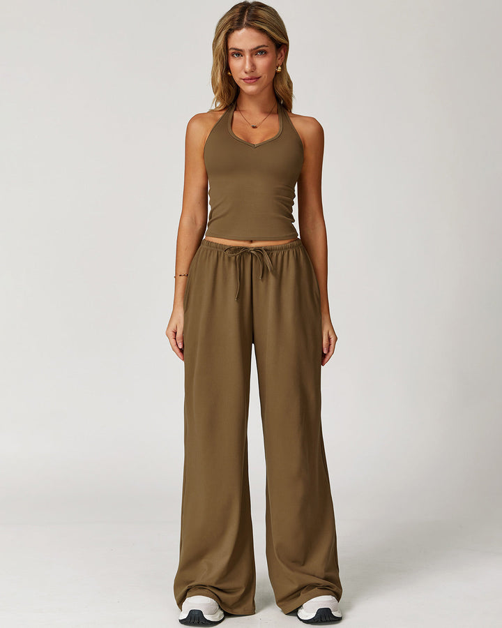 Rowena Sweatpants - Brown