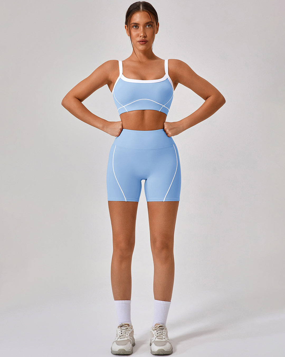 Ruby Seamless Shorts - Blue