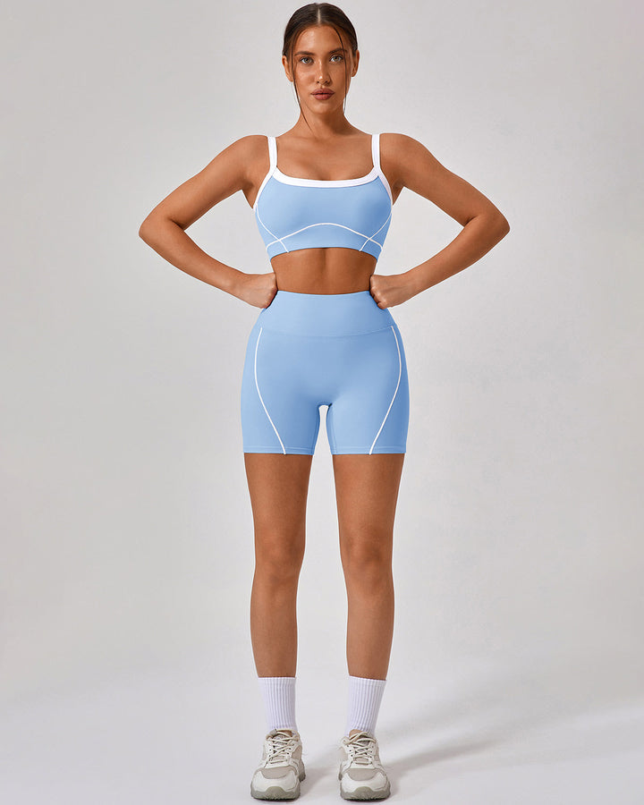 Ruby Seamless Shorts - Blue