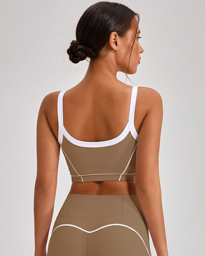 Ruby Sports Bra - Brown