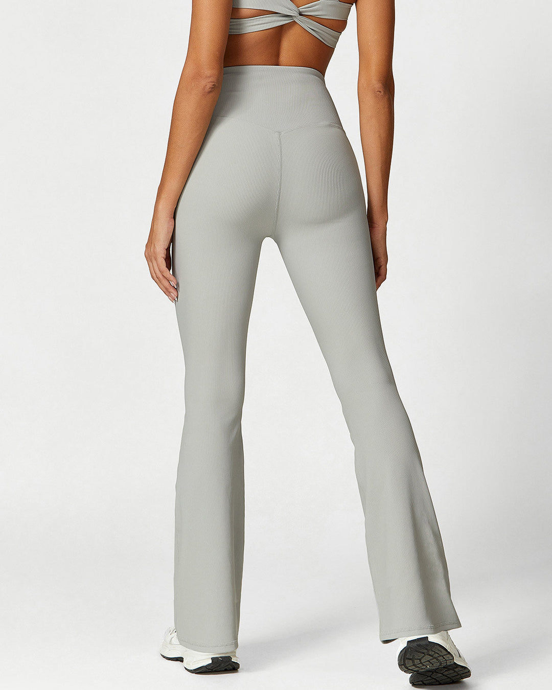 Sabrina Flare Leggings - Grey