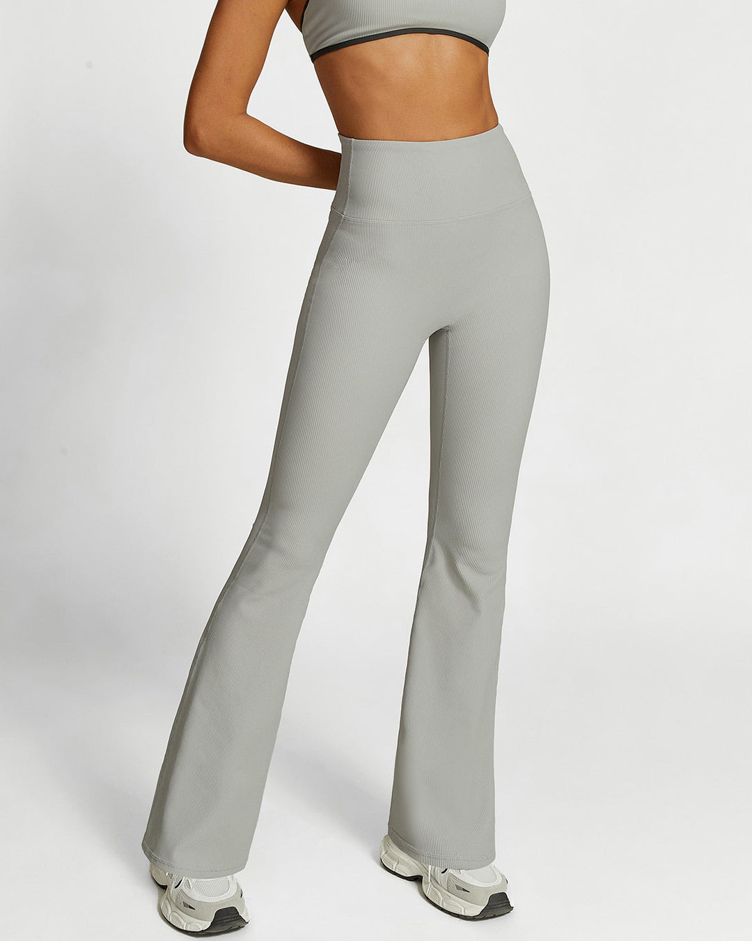 Sabrina Flare Leggings - Grey