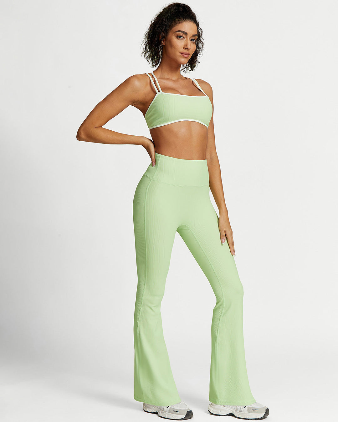 Sabrina Flare Leggings - Mint