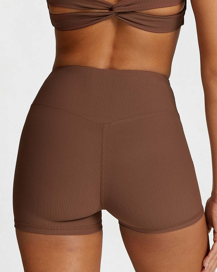 Sabrina Seamless Shorts - Brown