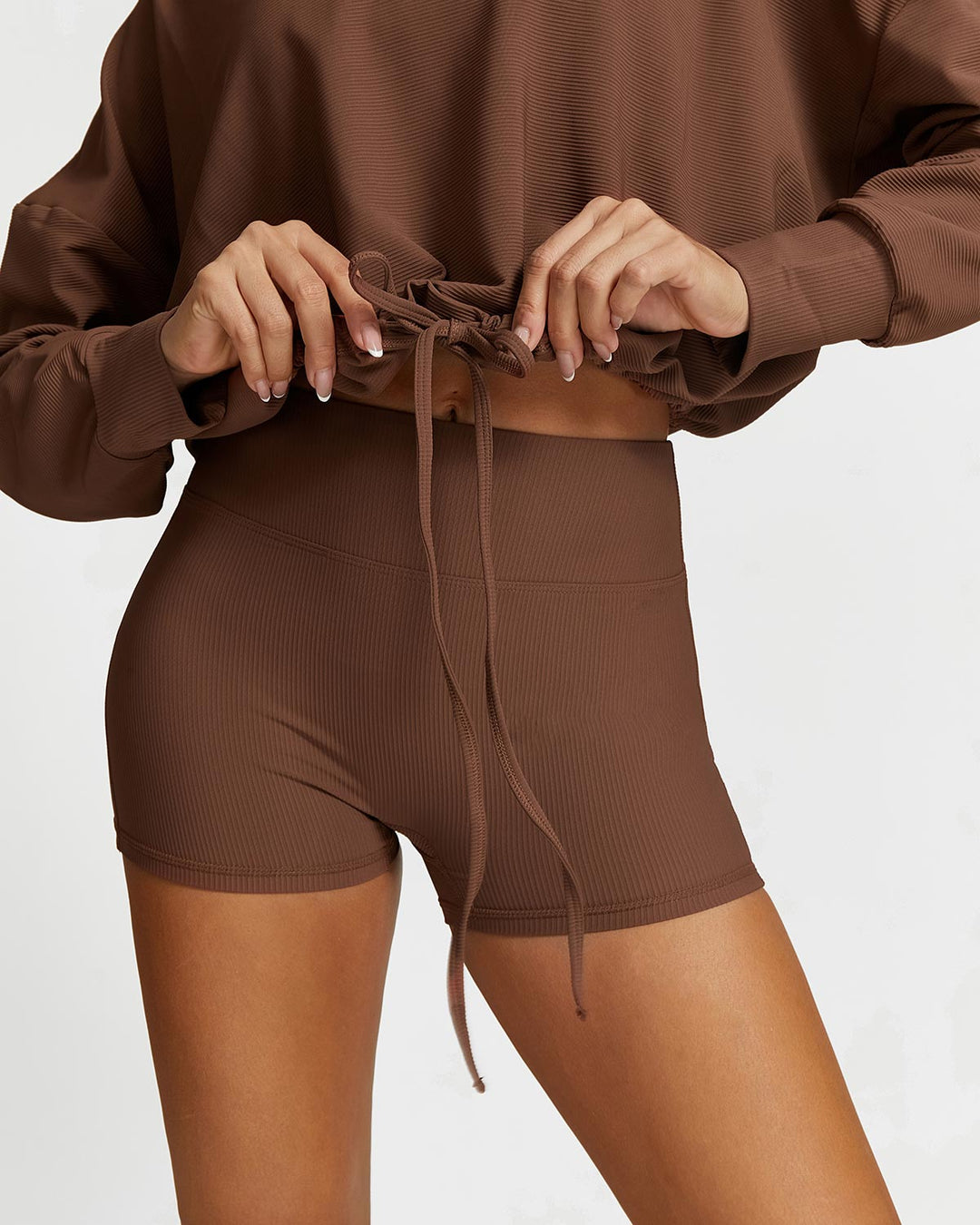 Sabrina Seamless Shorts - Brown