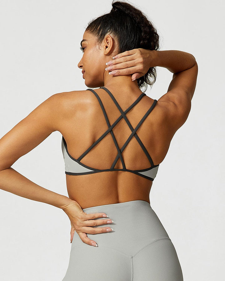 Sabrina Sports Bra - Grey