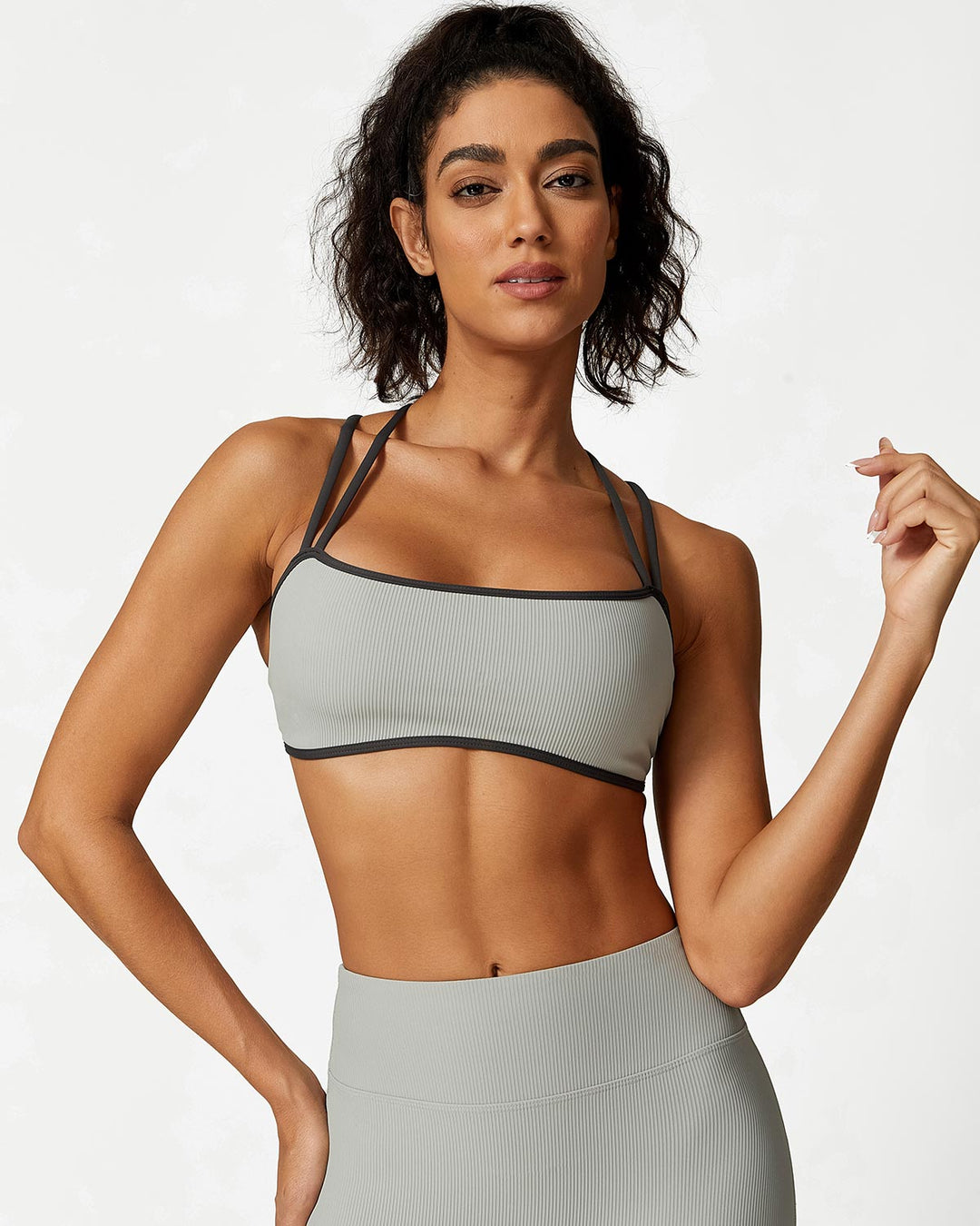Sabrina Sports Bra - Grey