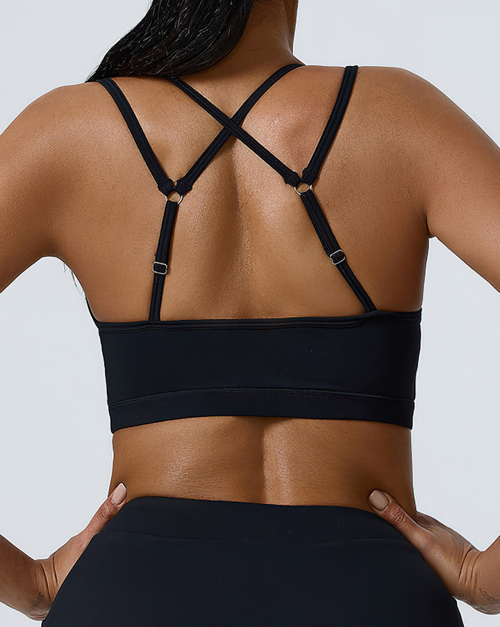 Saskia Sports Bra - Black