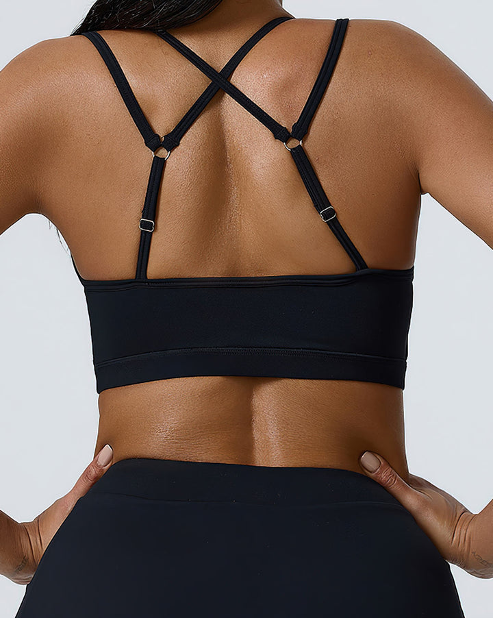 Saskia Sports Bra - Black