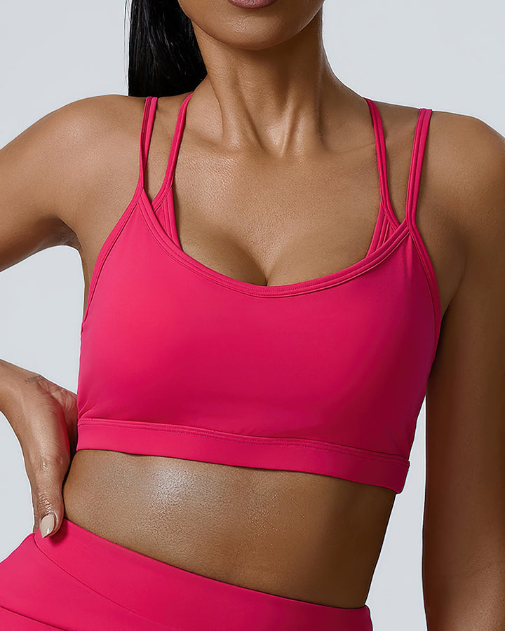 Saskia Sports Bra - Pink