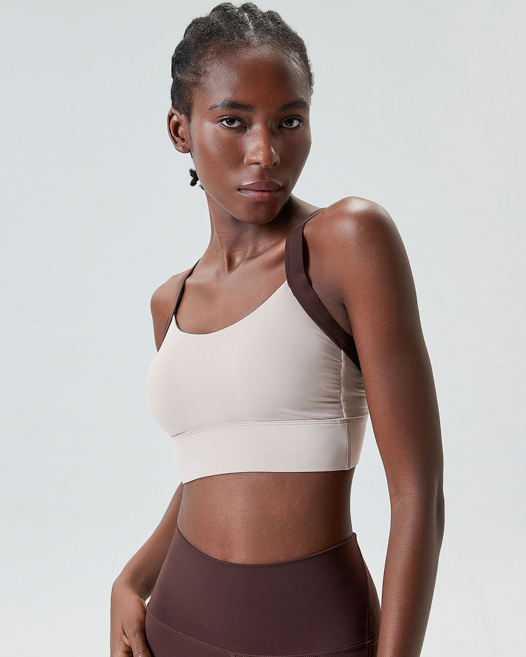 Tamsin Sports Bra - Brown