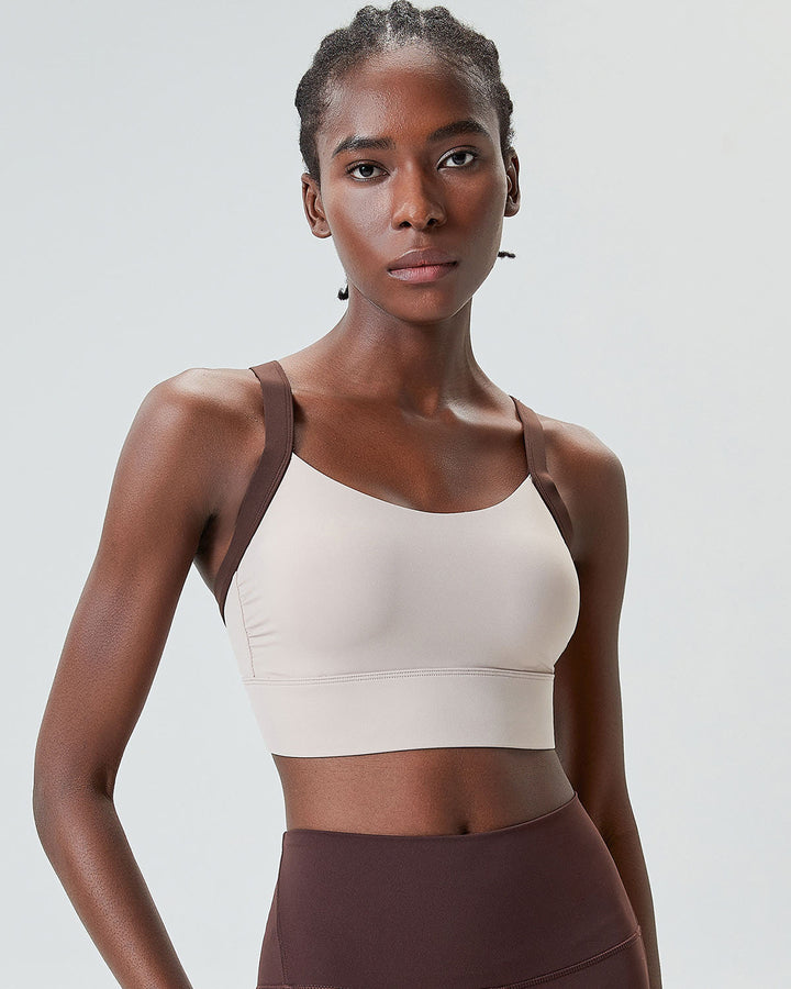 Tamsin Sports Bra - Brown