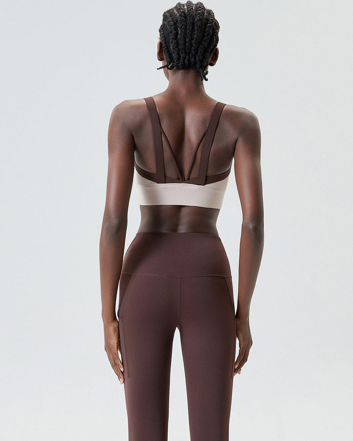 Tamsin Sports Bra - Brown