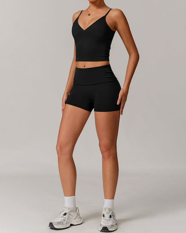 Thalassa Crop Top - Black