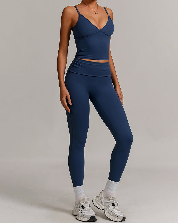 Thalassa Crop Top - Navy