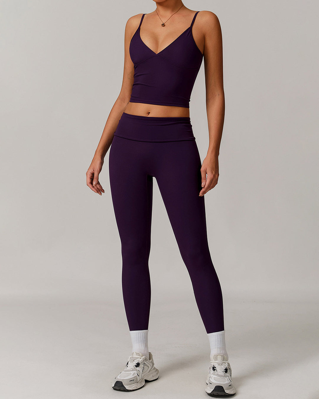 Thalassa Seamless Leggings - Aubergine