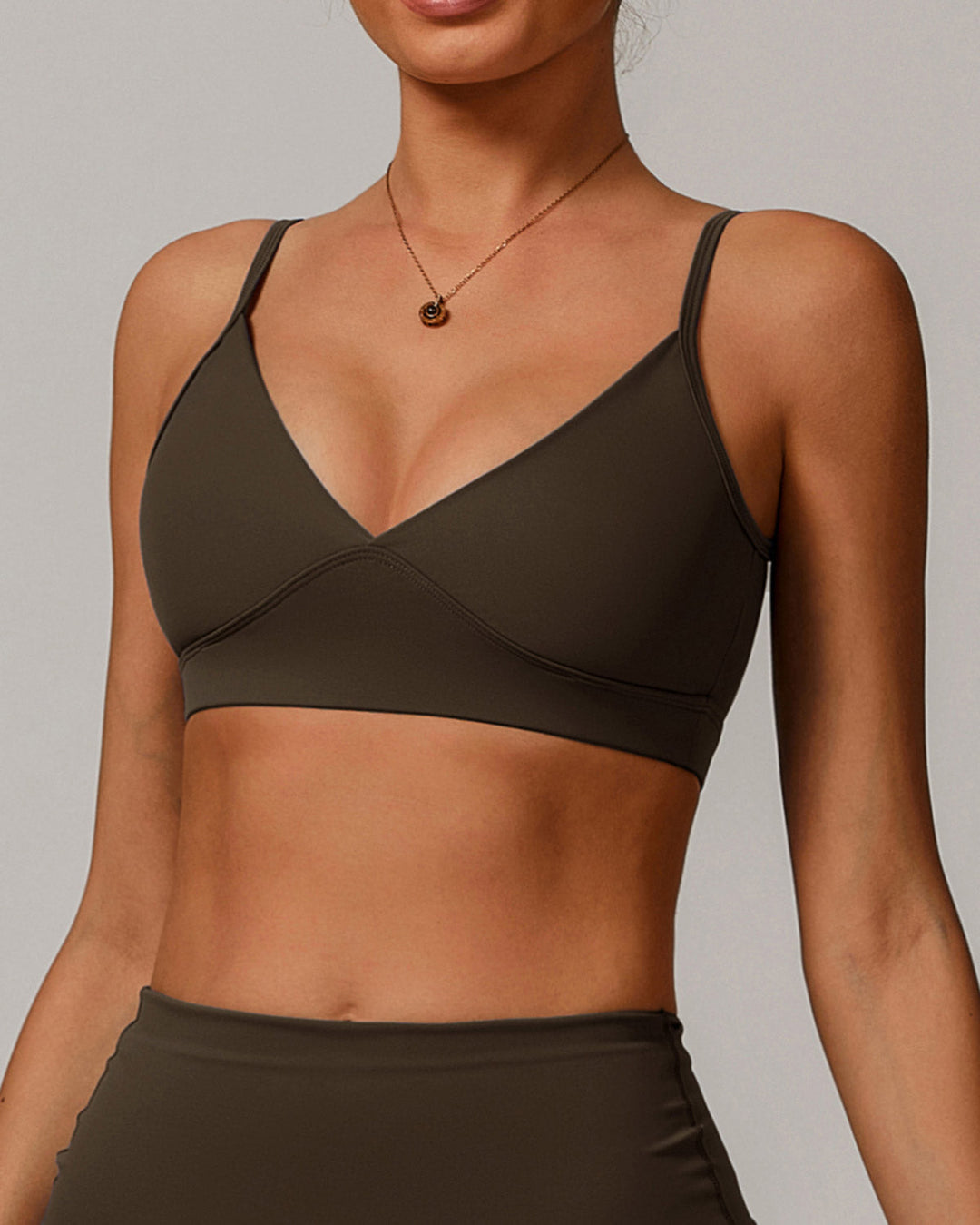 Thalassa Sports Bra - Espresso