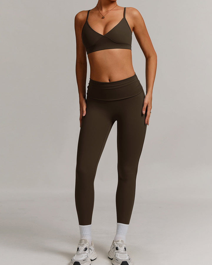 Thalassa Sports Bra - Espresso