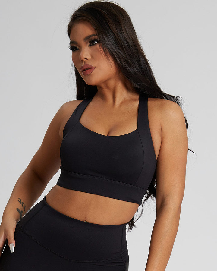 Ursula Sports Bra - Black