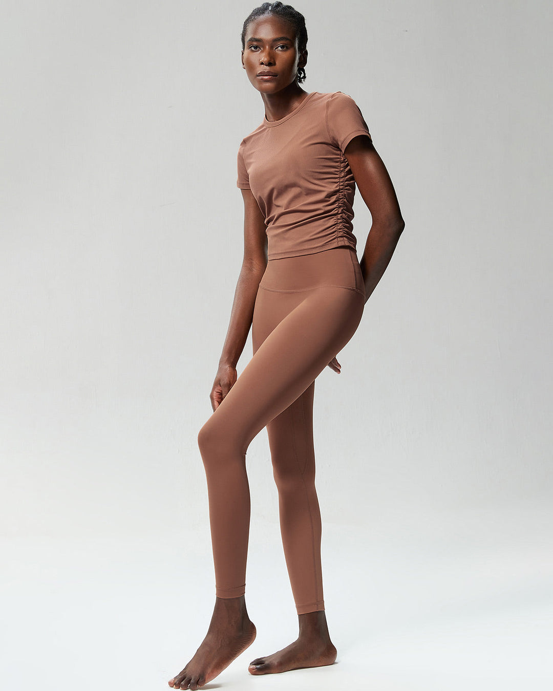 Vesper Seamless Leggings - Clay