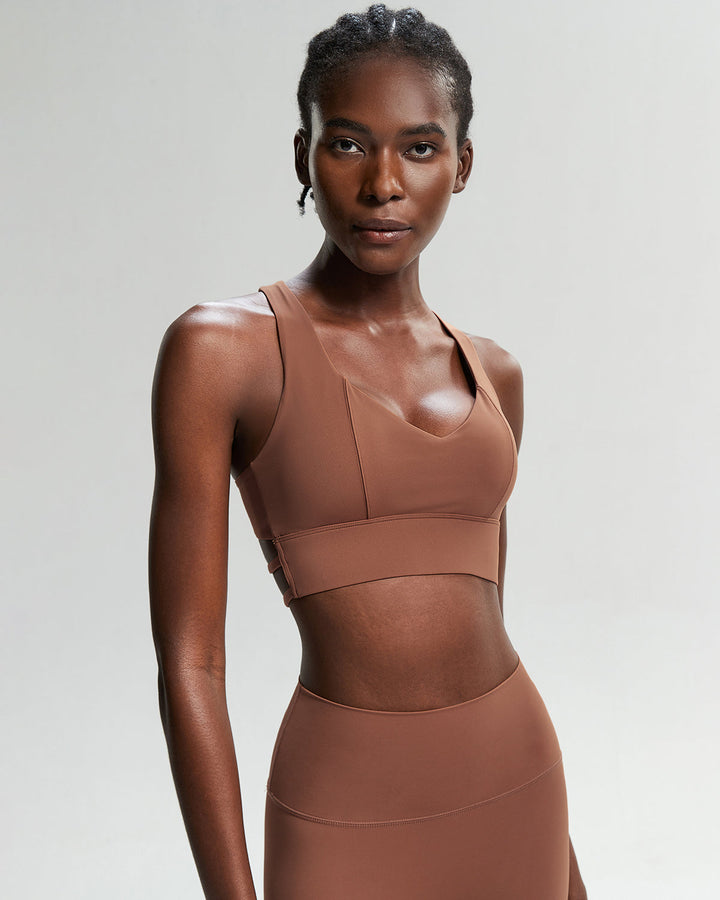 Vesper Sports Bra - Clay