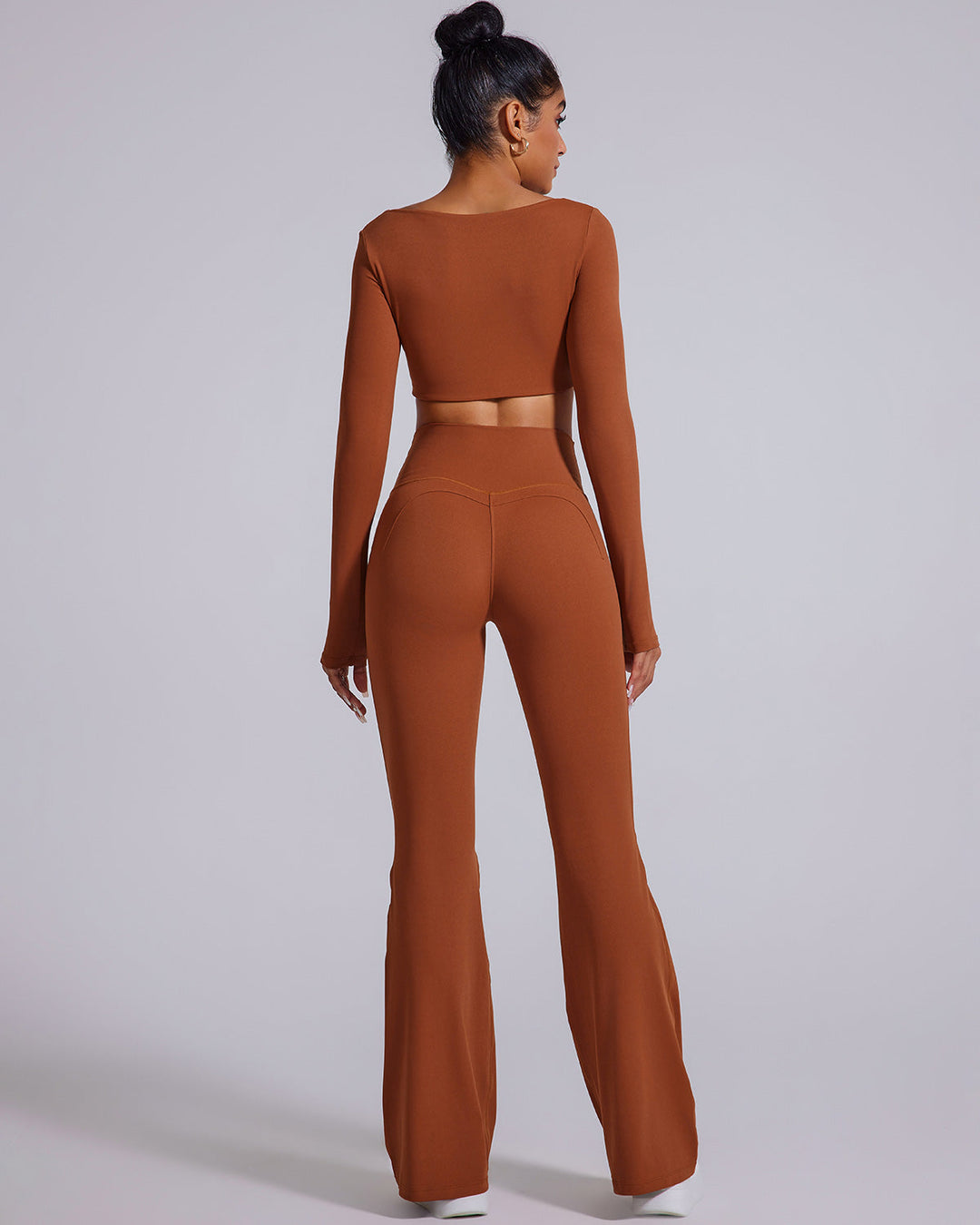 Vespera Flare Leggings - Chestnut