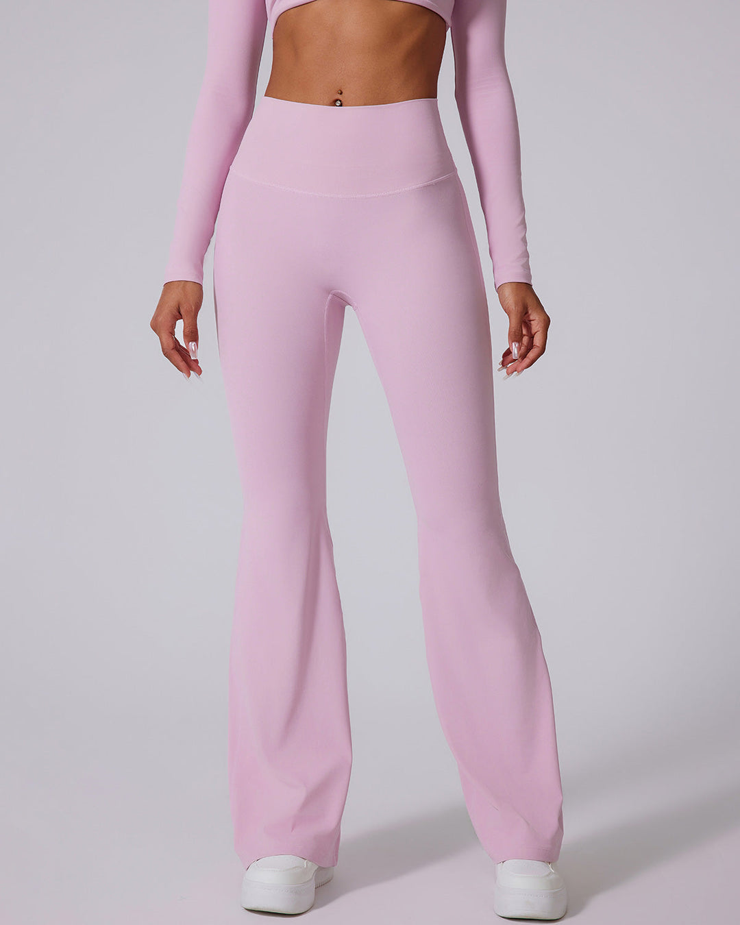 Vespera Flare Leggings - Pink