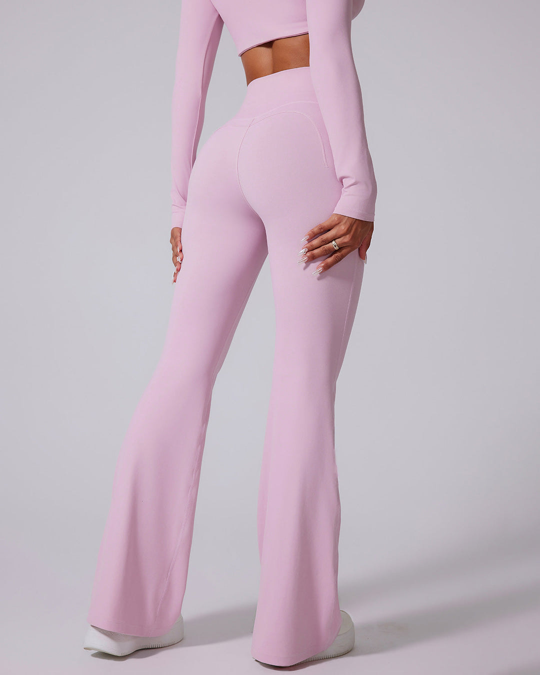 Vespera Flare Leggings - Pink
