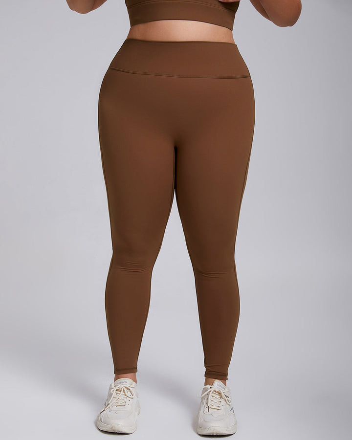 Viviana Plus Leggings - Brown