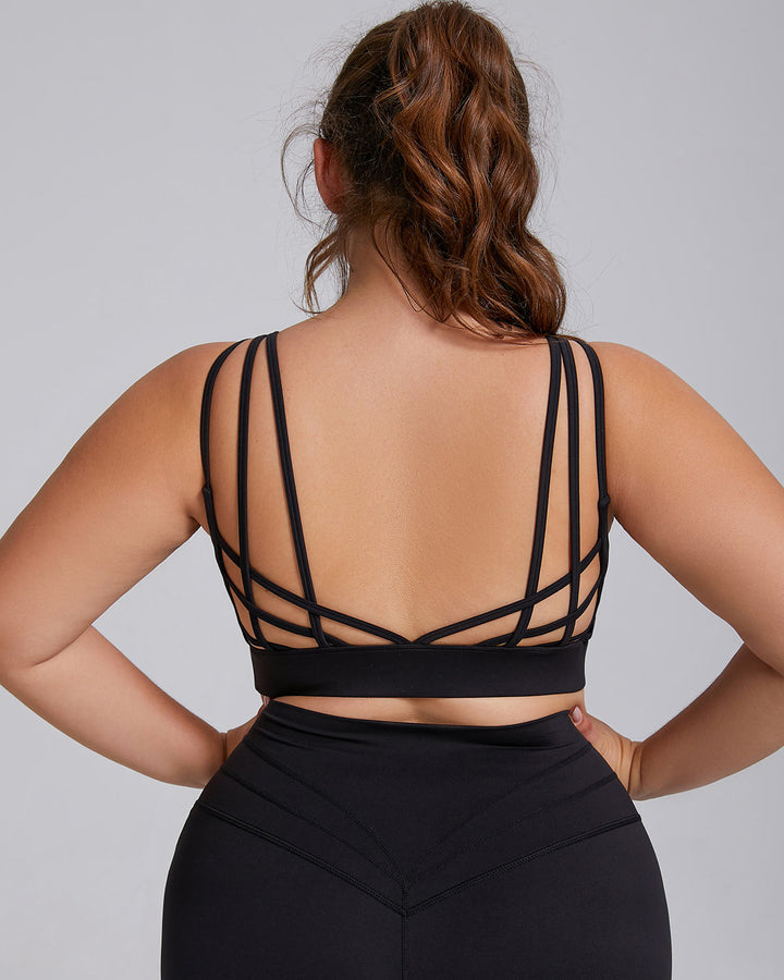 Viviana Plus Sports Bra - Black