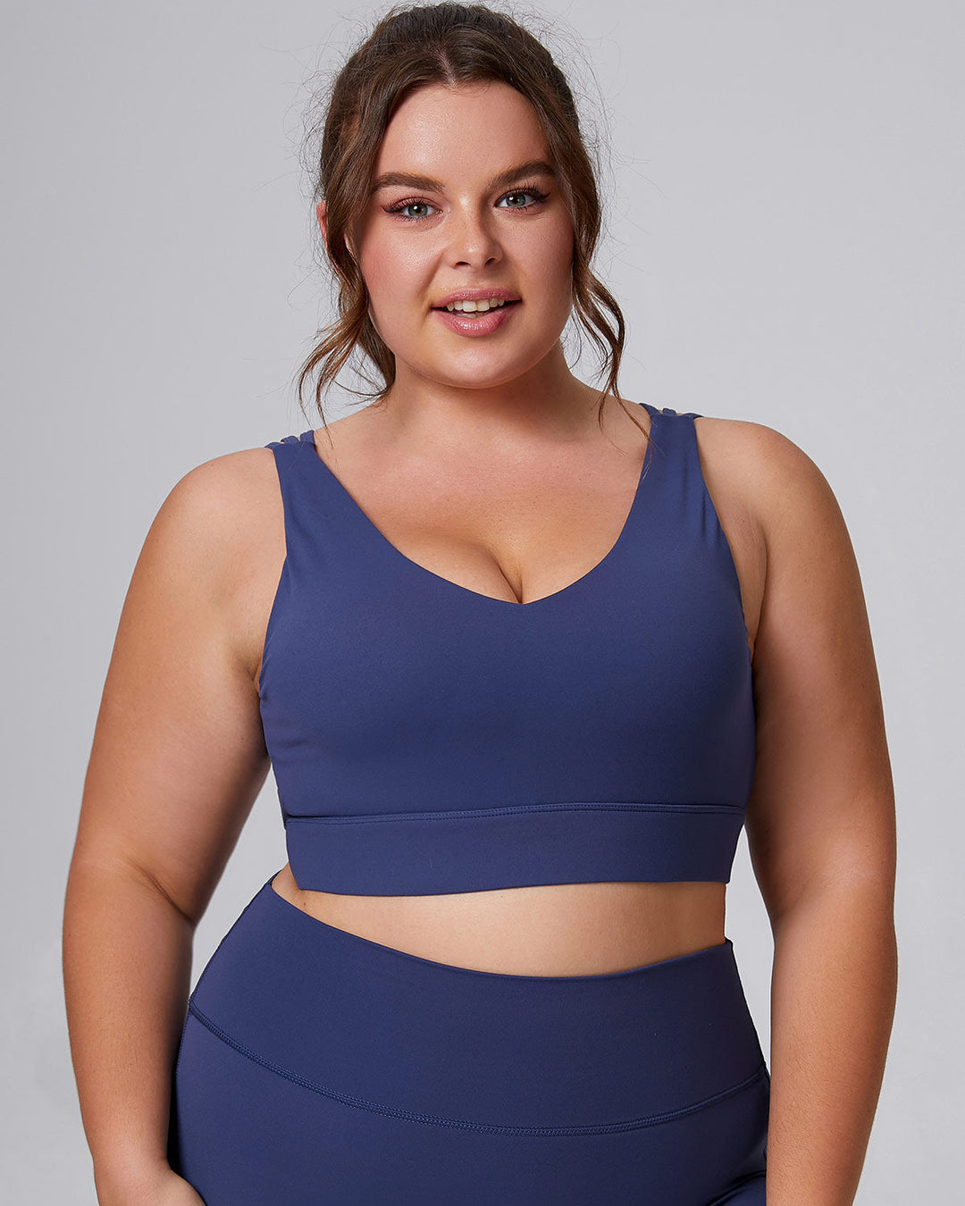 Viviana Plus Sports Bra - Navy